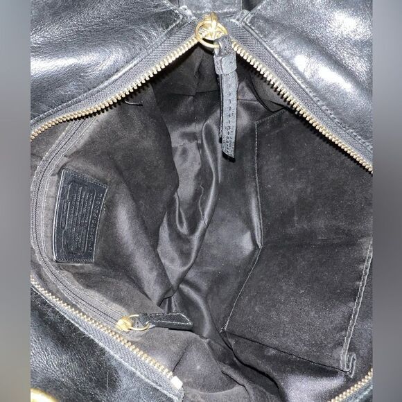 Coach F20812  Large Alexandra Python  Chain Leather  Shoulder Bag - Picture 5 of 9